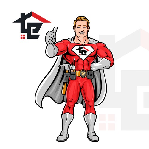 Captain Rooftop Protector of home exteriors-ontwerp door brint'X