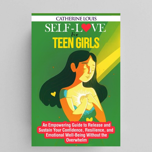 colorful cover to appeal to teen girls and their self-esteem Design by COMGUYZ