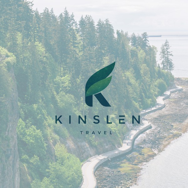 Design by South Coast titled "Logo Design for Kinslen travel"
