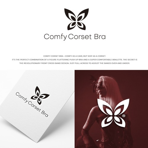 Comfy corset bra, Logo design contest