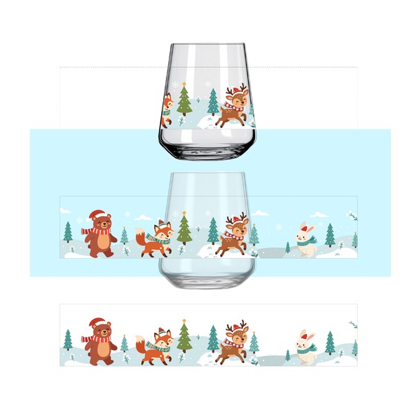 Design by Rendi Radiandi titled "Luxury Joy and Fun Christmas"