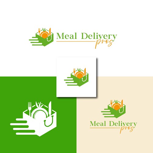 Simple Logo for Meal Delivery Pros (Quick and Easy With Colors Chosen) Design by line2code