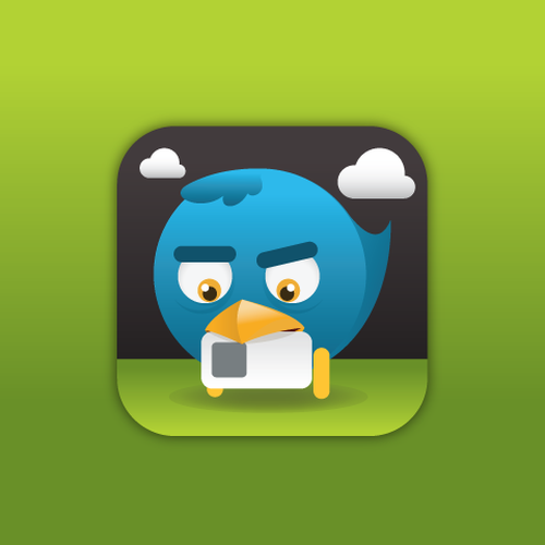 iOS app icon design for a cool new twitter client Réalisé par ABCiprian