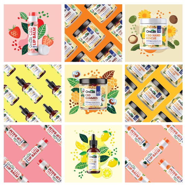 Instagram images and label design