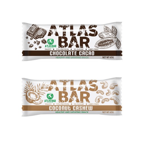 Protein Bar Needs Powerful New Packaging Design by YiNing