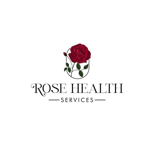 Design a classic and elegant rose logo for a health business Design by Betula♥️