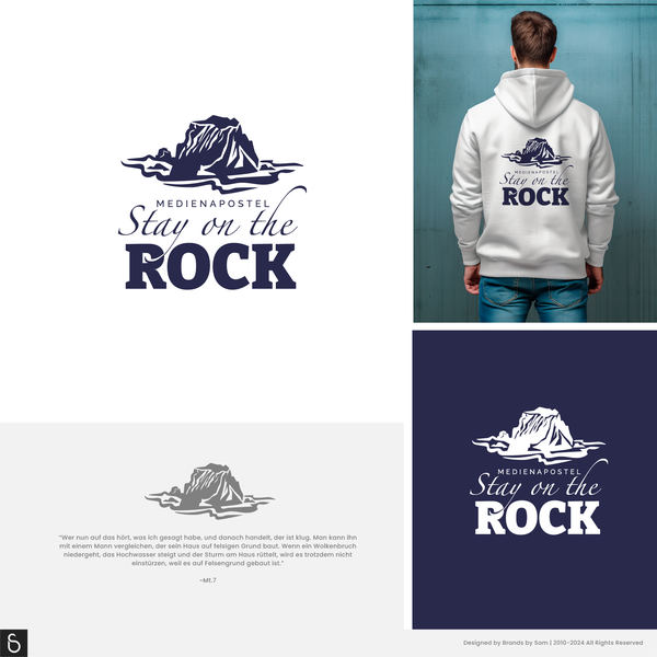 Rocking logo for Stay on the rock!