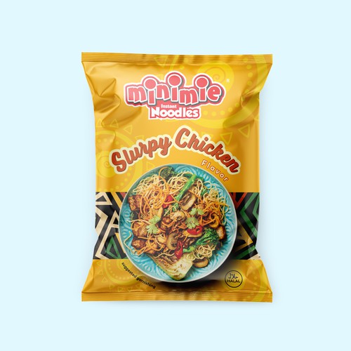 New packaging Design for Minimie Noodles Design by maxponto