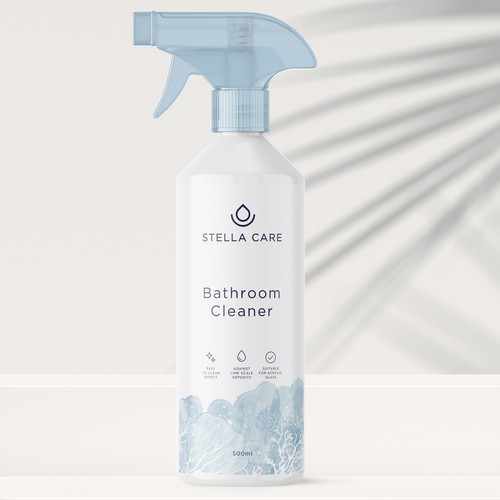 Product Label for a Cleaning Spray Design by bcra