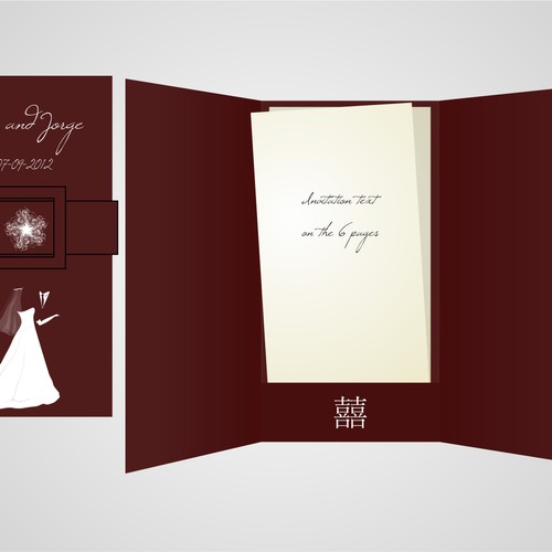 Design di Wedding invitation card design needed for Yuyu & Jorge di doarnora