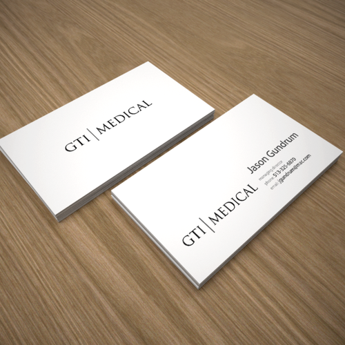 design a business card for a medical device sales company | Business ...