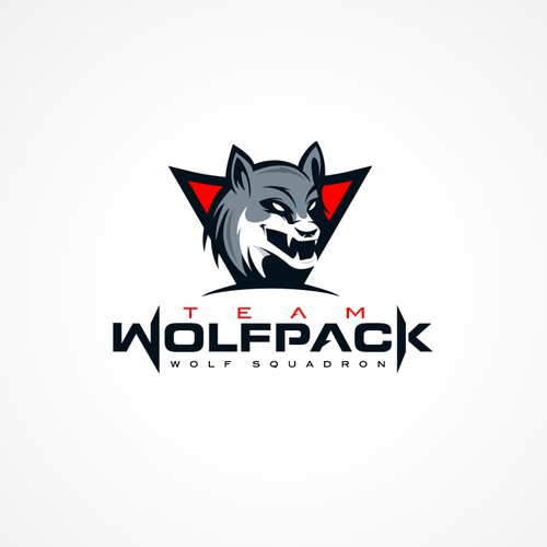 wolf pack logo design