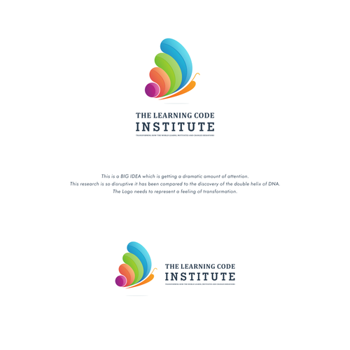 Vibrant logo for Learning, Motivation and Behavioral Transformation Company Design by L A T O