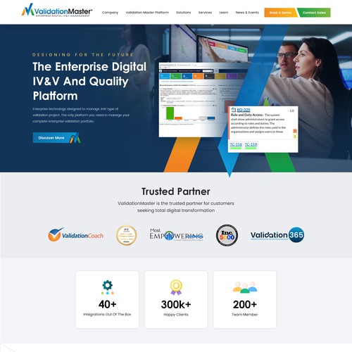 ValidationMaster Digital IV&V Website Re-Design Project Design by OMGuys™