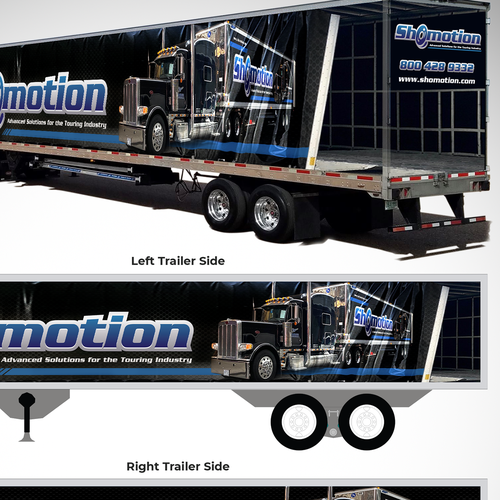 Shomotion Trailer Graphic's Wrap Design by 0N73R99