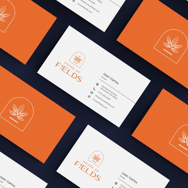 House of Field business card