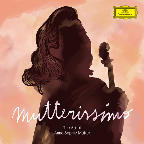 Illustrate the cover for Anne Sophie Mutter’s new album Design by bananodromo