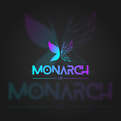 Design a fun, modern logo for a VR game featuring the Monarch Butterfly Design by Kris1923