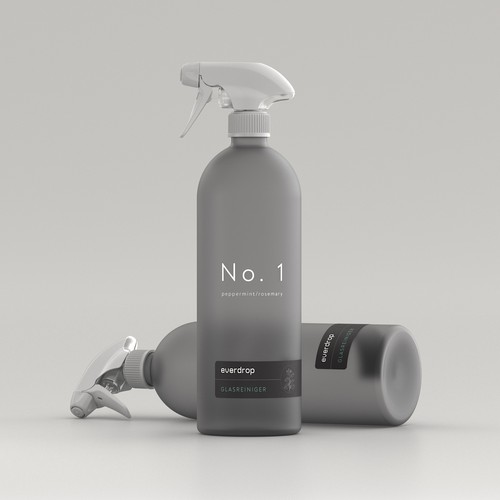 Premium Spray Bottle and Packaging for Cleaning Supplies Design réalisé par eolinart