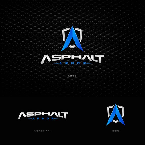 Powerful logo design for the most durable asphalt coating available Design by Z Creatives