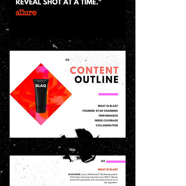 BLAQ MASK Presentation