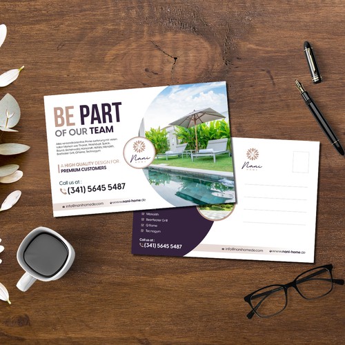 Postcard, flyer or print contest entry by MS Designs97