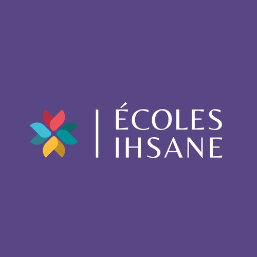 Logo des Écoles IHSANE créatif & moderne Design by bloomintype