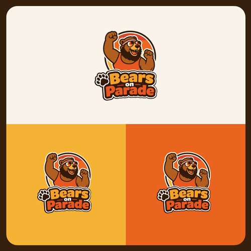 "Logo and brand identity for fun gay travel series focused on bears" winning Logo design