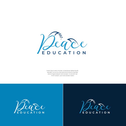 Design stylish Logo for Peace Education Plattform Design by Bali Studio √