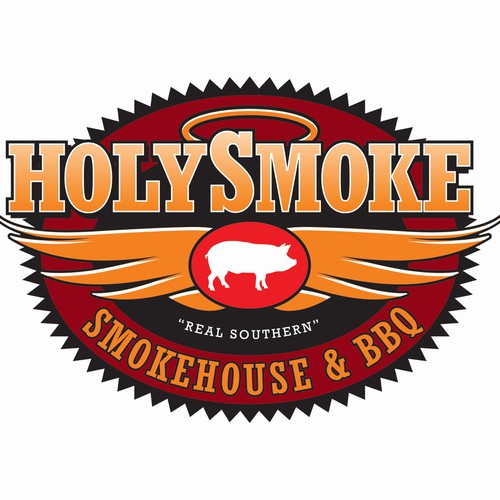 Designs | New logo wanted for Holy Smoke - Smokehouse & BBQ | Logo ...