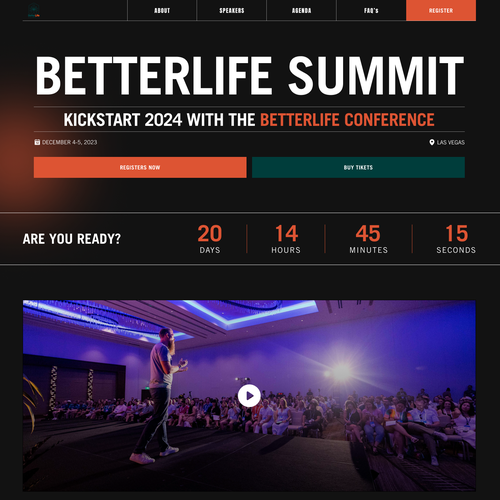 Event Website Design Needed! Design by daffanauran