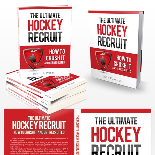 Book Cover for "The Ultimate Hockey Recruit" Design by Duca