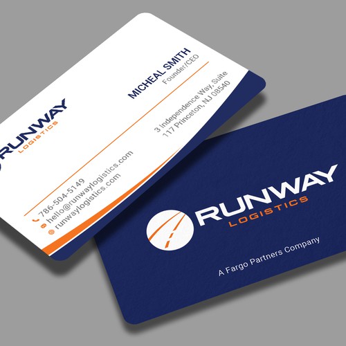 Design di Runway Logistics Business Card di Roni_