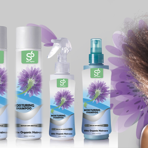 SIREN ORGANICS, Elite Hair Care Range need NEW Labelling. Product