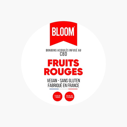 BLOOM CBD Gummies need his new packaging Design by DevDevit   ★ ★ ★ ★ ★