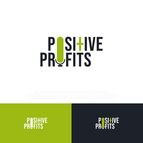 Positive Profits Logo Diseño de MrBaba
