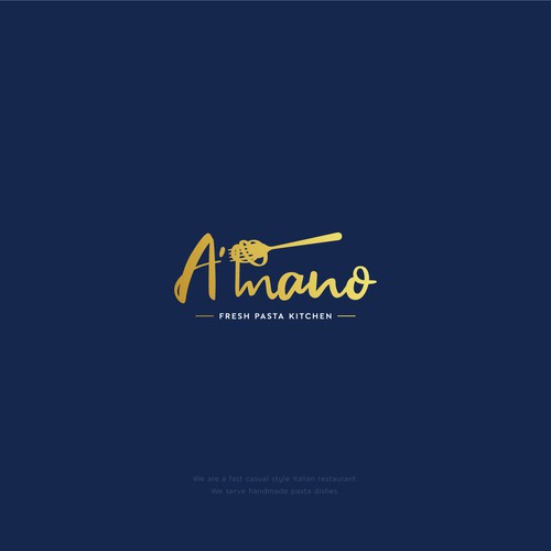 A'mano- restaurant logo design Design von Anut Bigger