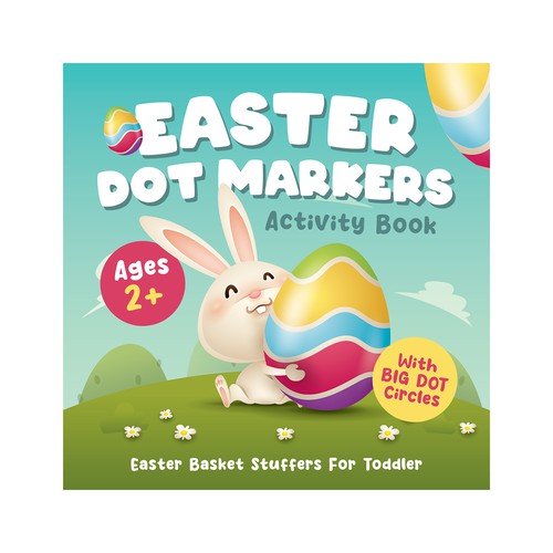 Easter Coloring Activity Book For Kids Design by gooddesign.