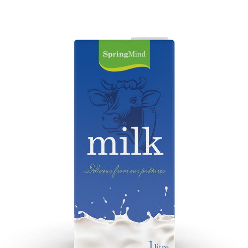 Create the Package for a New Major Milk Brand in China Design by zrndesign