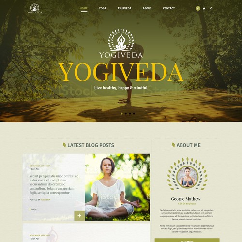 Web page design contest entry by Asish.B