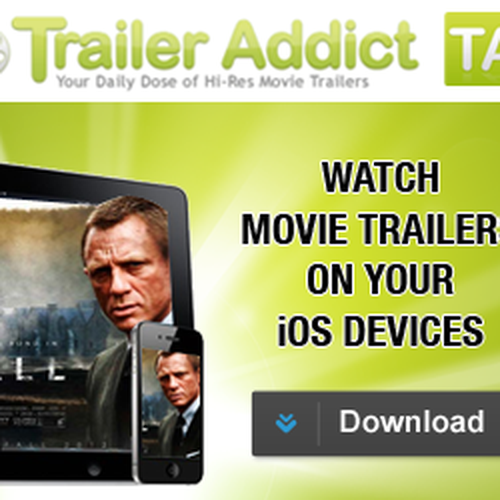 Help TrailerAddict.Com with a new banner ad Design von CLUB MEDIA