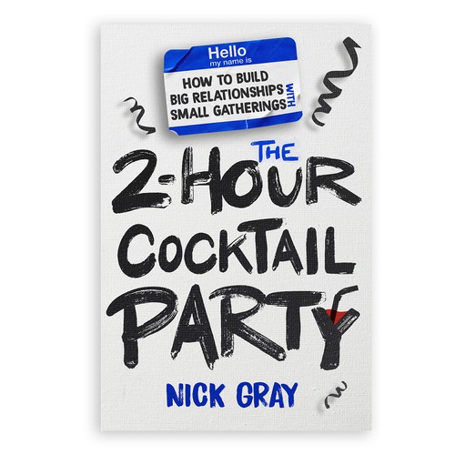 Fun cover for how-to guidebook / manual about PARTIES! Design by kostis Pavlou