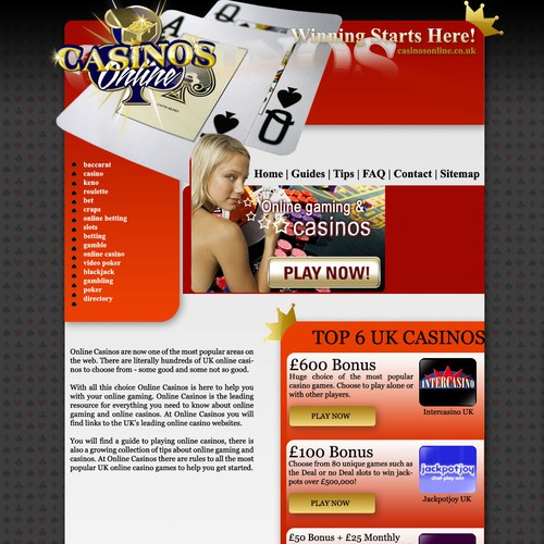 Diseño de página web (codificada) propuesta en el concurso por traaidmark