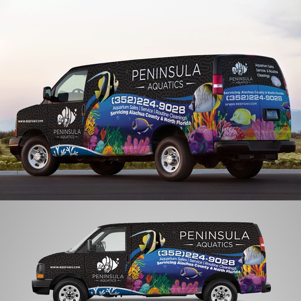 Pennunsula Aquatic van wrap