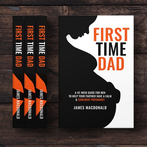 Book cover art appealing to First Time Dad & Expectant Mums Design by Trivuj