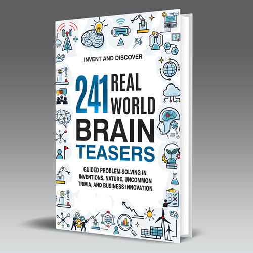 Book Cover - Creativity, Innovation, Inventions, Lateral thinking Design por ThoughtGraphic