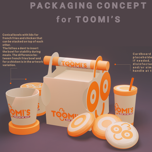 Toomi's burger and fried chicken, Product packaging contest