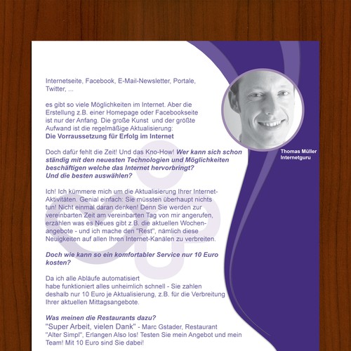 Postcard, flyer or print contest entry by NID3D