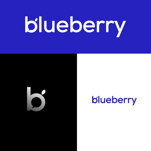 Logo for "Blueberry". An automated Chatbot provider Design by dellfi ©