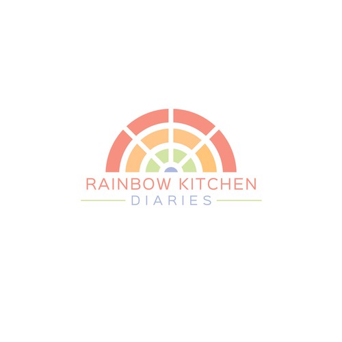 Create an elegant rainbow-based logo for new food blog Design by CindyCar